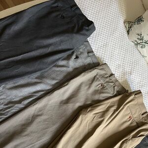 Men's Classic Gray and Tan Work Pant Bundle (4 pairs)